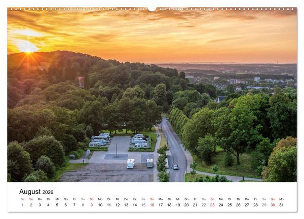 Produktbild: BIELEFELD aus der Vogelperspektive (Wandkalender 2026 DIN A2 quer), CALVENDO Monatskalender