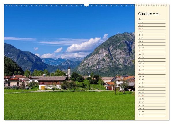 Produktbild: Friaul-Julisch Venetien - Italiens sch&ouml;ner Nordosten (Wandkalender 2026 DIN A2 quer), CALVENDO Monatskalender