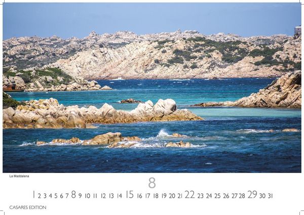 Produktbild: Sardinien Kalender 2027 &ndash; Wandkalender | Fotokalender Italien 35x50cm - mit 12 traumhaften Fotos von Str&auml;nden , Buchten & Natur der Mittelmeerinsel.