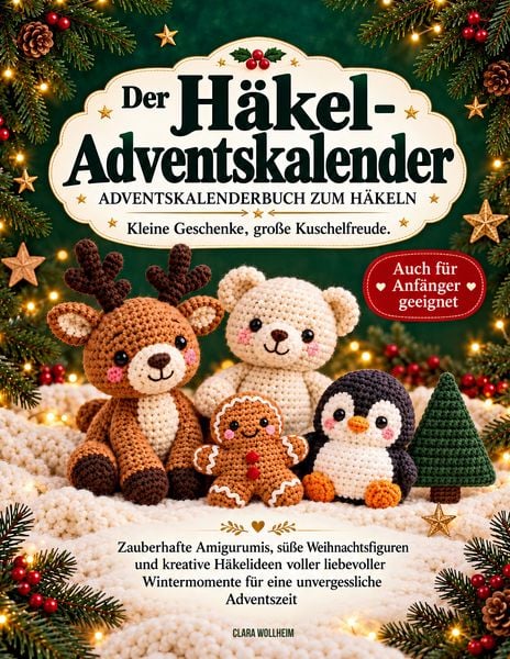 Produktbild: Der H&auml;kel Adventskalender - Adventskalender Buch zum H&auml;keln