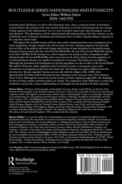 Produktbild: Diasporas and Ethnic Migrants