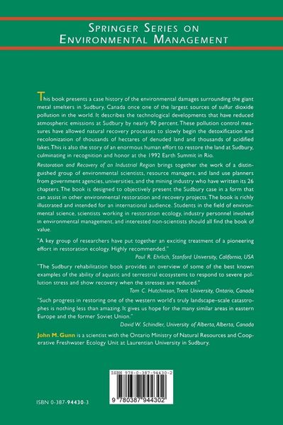 Produktbild: Restoration and Recovery of an Industrial Region