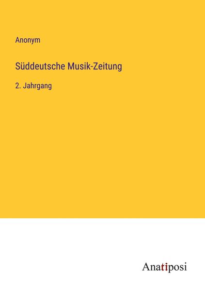 Produktbild: S&uuml;ddeutsche Musik-Zeitung