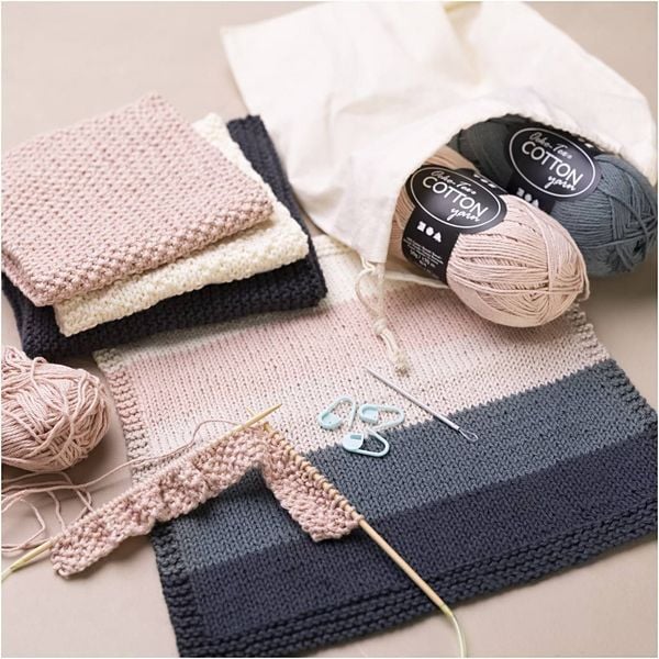 Produktbild: Creativ Company DIY Sets Stricken & H&auml;keln Starter Kreativ Set Stricken, Kreativ Box