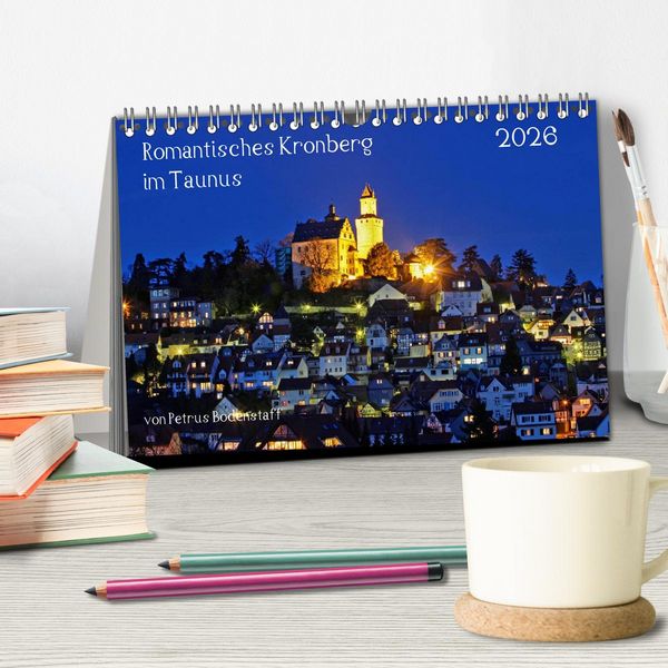Produktbild: Romantisches Kronberg im Taunus (Tischkalender 2026 DIN A5 quer), CALVENDO Monatskalender