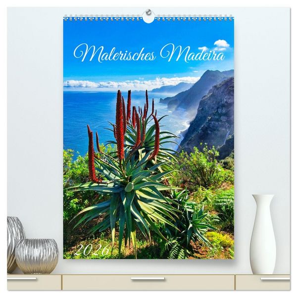 Malerisches Madeira (hochwertiger Premium Wandkalender 2026 DIN A2 hoch), Kunstdruck in Hochglanz