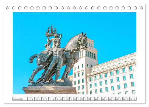 Produktbild: Barcelona - ein Traumreiseziel (Tischkalender 2026 DIN A5 quer), CALVENDO Monatskalender