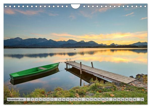 Produktbild: Wundersch&ouml;nes Bayern (Wandkalender 2026 DIN A4 quer), CALVENDO Monatskalender