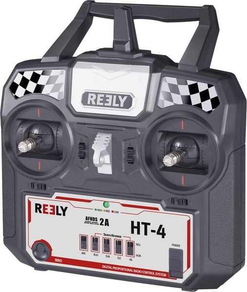 Reely HT-4 Hand-Fernsteuerung 2,4GHz Anzahl Kanäle: 4 inkl. Empfänger
