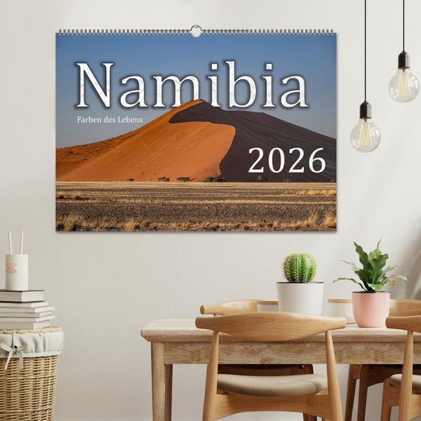 Produktbild: Namibia &ndash; Farben des Lebens (Wandkalender 2026 DIN A2 quer), CALVENDO Monatskalender