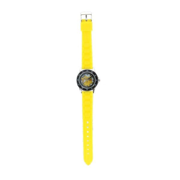 Accutime Kinderuhr Pokémon Pikachu, Analoge Armbanduhr mit beschrifteten Zeige