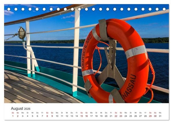 Produktbild: Kreuzfahrtpiraten (Tischkalender 2026 DIN A5 quer), CALVENDO Monatskalender