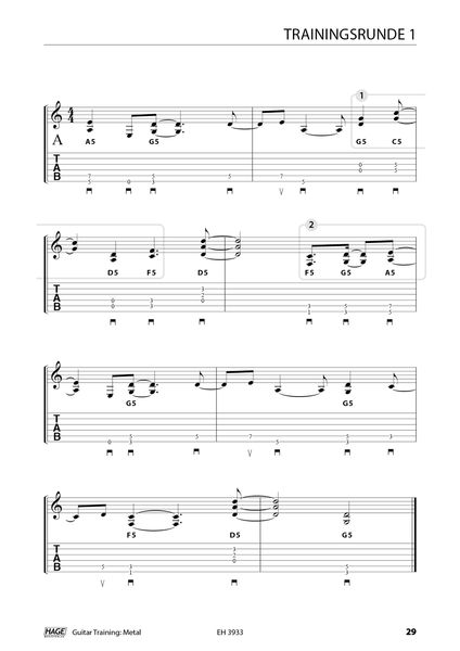 Produktbild: Guitar Training Metal (mit QR-Codes)