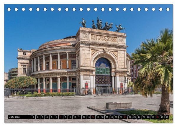 Produktbild: Sizilien - Perle im Mittelmeer (Tischkalender 2026 DIN A5 quer), CALVENDO Monatskalender