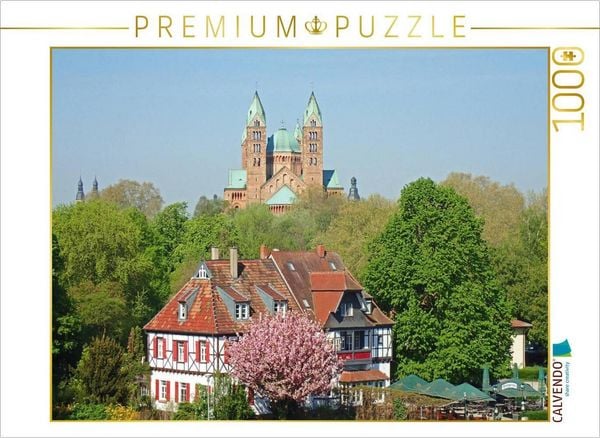 Produktbild: CALVENDO Puzzle Blick auf den Kaiserdom in Speyer am Rhein | 1000 Teile Lege-Gr&ouml;&szlig;e 64x48cm Foto-Puzzle f&uuml;r gl&uuml;ckliche Stunden
