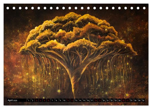 Produktbild: Im Traum ein Baum (Tischkalender 2026 DIN A5 quer), CALVENDO Monatskalender