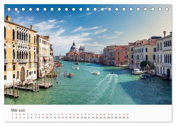 Produktbild: Italien - Das wundervolle Land im S&uuml;den. (Tischkalender 2026 DIN A5 quer), CALVENDO Monatskalender