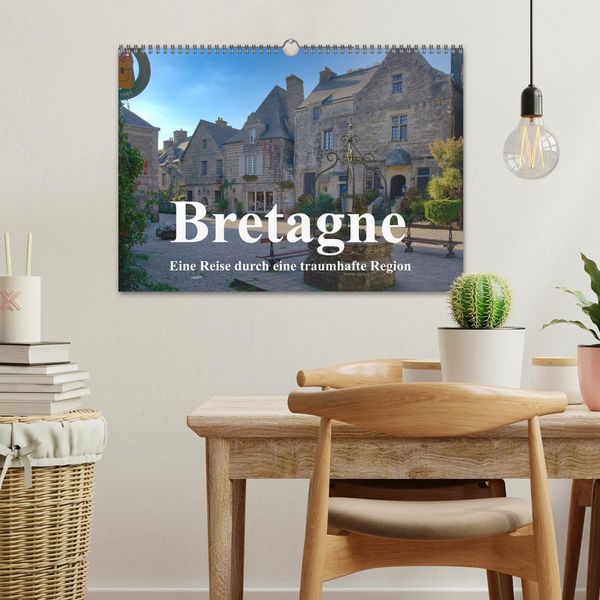 Produktbild: Begeisterung f&uuml;r die Bretagne (Wandkalender 2026 DIN A3 quer), CALVENDO Monatskalender