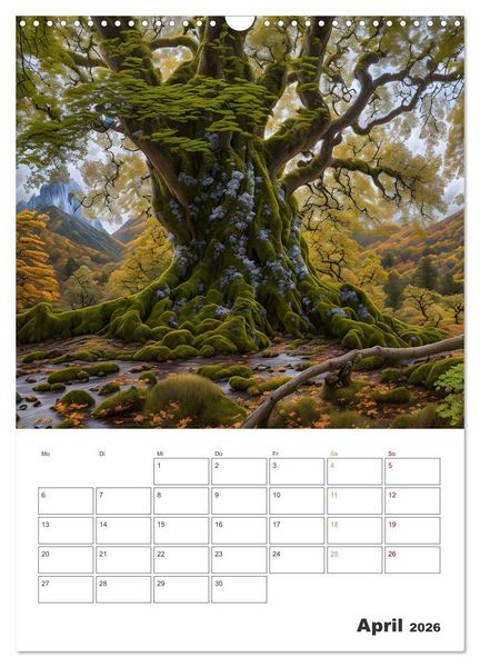 Produktbild: M&auml;rchenhafte B&auml;ume (Wandkalender 2026 DIN A3 hoch), CALVENDO Monatskalender
