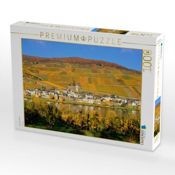 Produktbild: CALVENDO Puzzle Cell an der Mosel | 1000 Teile Lege-Gr&ouml;&szlig;e 64x48cm Foto-Puzzle f&uuml;r gl&uuml;ckliche Stunden