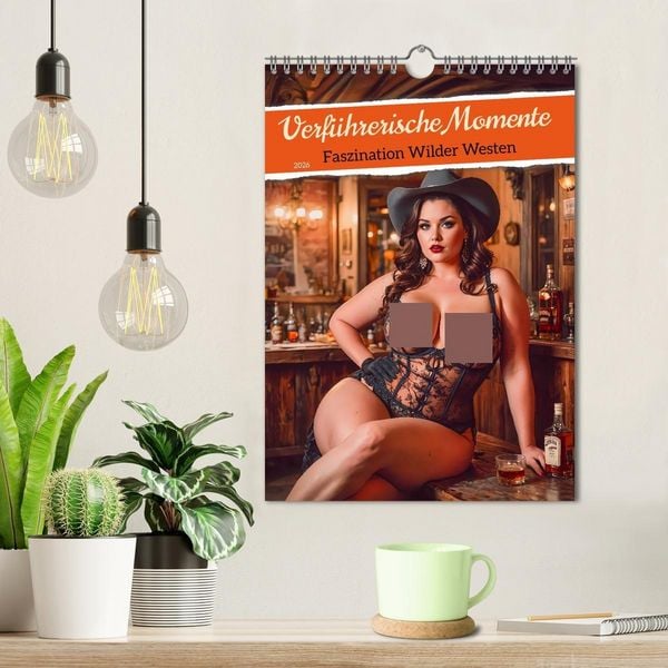 Produktbild: Verf&uuml;hrerische Momente - Faszination Wilder Westen (Wandkalender 2026 DIN A4 hoch), CALVENDO Monatskalender