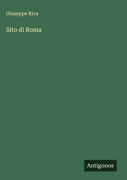 Produktbild: Sito di Roma
