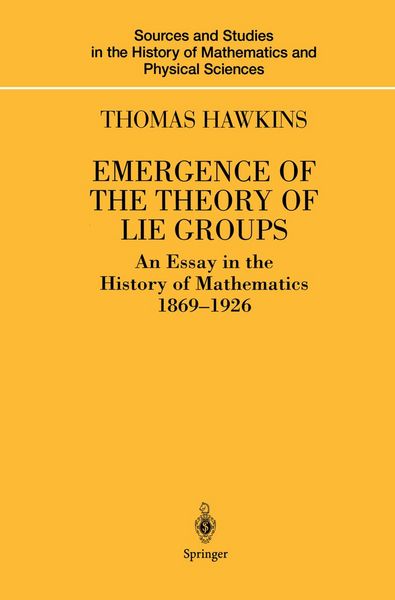 Produktbild: Emergence of the Theory of Lie Groups