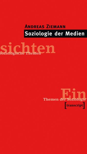Produktbild: Soziologie der Medien
