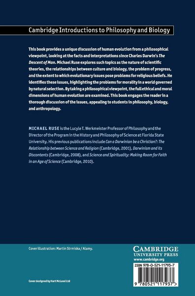 Produktbild: The Philosophy of Human Evolution