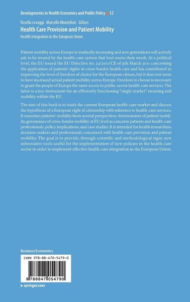 Produktbild: Health Care Provision and Patient Mobility