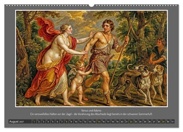 Produktbild: G&ouml;tterfunken und Leidenschaft (Wandkalender 2027 DIN A2 quer), CALVENDO Monatskalender