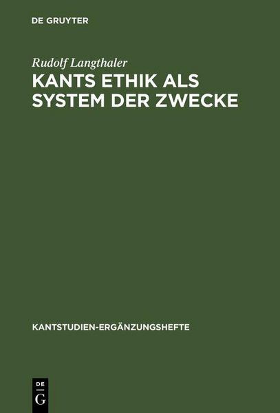 Produktbild: Kants Ethik als System der Zwecke