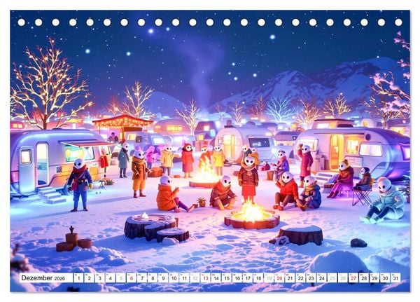 Produktbild: Sternen Nomaden (Tischkalender 2026 DIN A5 quer), CALVENDO Monatskalender