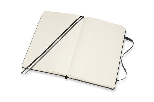 Produktbild: Moleskine Notizbuch Large/A5, Punktraster, Erweiterte Seitenanzahl, Schwarz