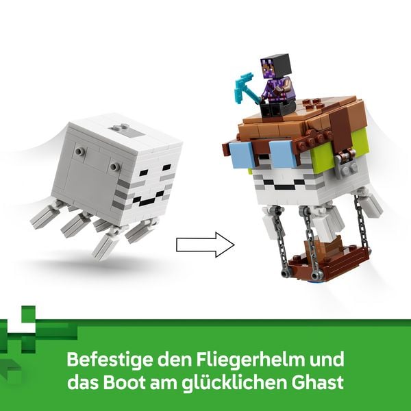 Produktbild: LEGO Minecraft 21597 Ghast-Station, Spielzeug f&uuml;r Gamer, Spielset ab 9