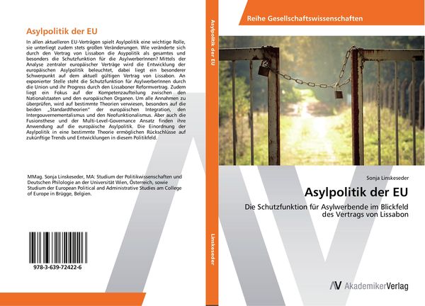 Asylpolitik der EU, Taschenbuch von Sonja Linskeseder, AV Akademikerverlag, 9783639724226