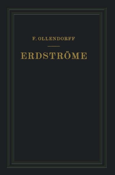 Erdströme, Taschenbuch von Franz Ollendorff, Springer Berlin, 9783642506444
