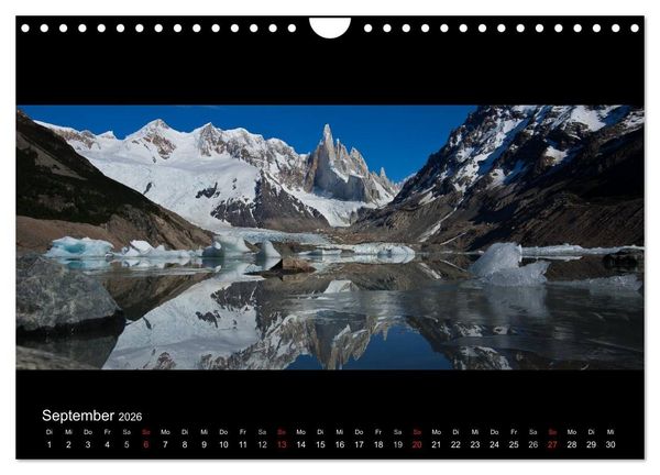 Produktbild: Patagonien - Ungez&auml;hmtes Land (Wandkalender 2026 DIN A4 quer), CALVENDO Monatskalender