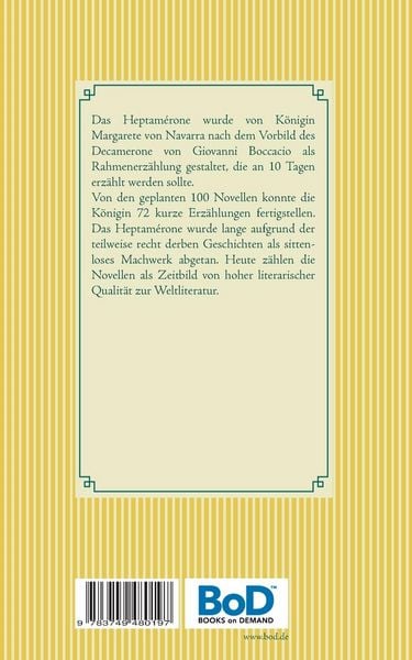 Produktbild: Das Heptameron