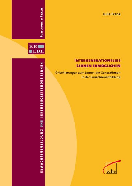 Produktbild: Intergenerationelles Lernen erm&ouml;glichen