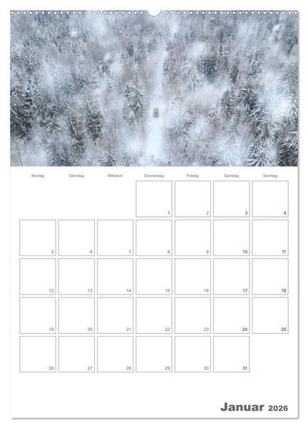 Produktbild: Vanlife Jahresplaner (hochwertiger Premium Wandkalender 2026 DIN A2 hoch), Kunstdruck in Hochglanz