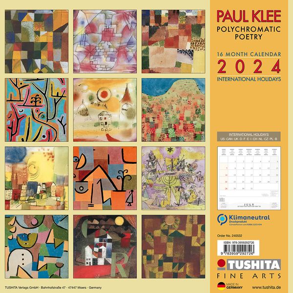 Produktbild: Paul Klee - Polychromatic Poetry 2024