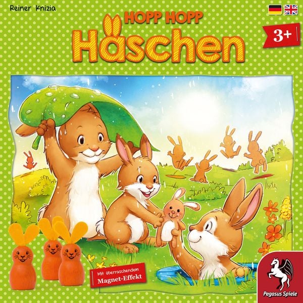 Produktbild: Pegasus - Hopp Hopp H&auml;schen, Kinderspiel, Lernspiel