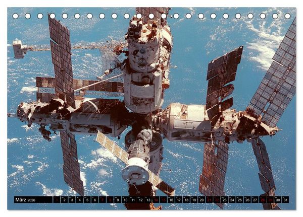 Produktbild: Auftrag im Weltall. Astronauten und Raumfahrt (Tischkalender 2026 DIN A5 quer), CALVENDO Monatskalender