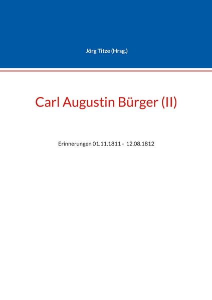 Produktbild: Carl Augustin B&uuml;rger (II)