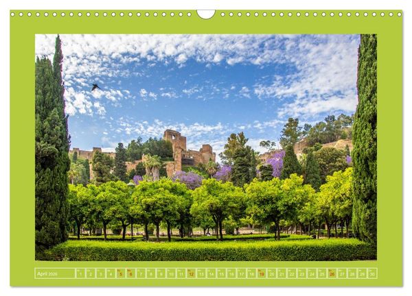 Produktbild: Ein Herz f&uuml;r M&aacute;laga (Wandkalender 2026 DIN A3 quer), CALVENDO Monatskalender