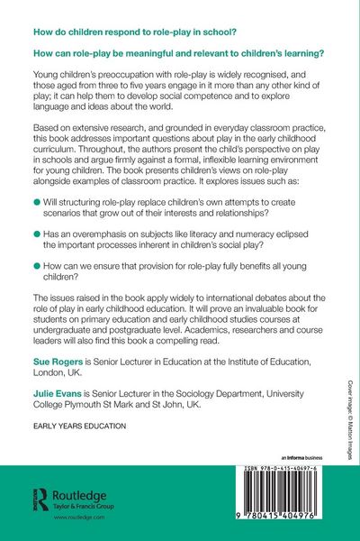 Produktbild: Inside Role-Play in Early Childhood Education
