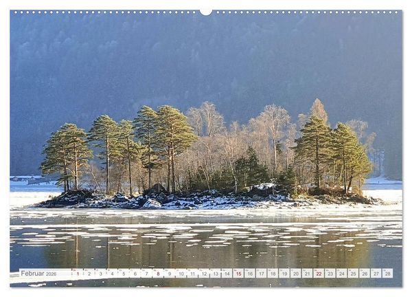 Produktbild: Mein Eibsee - Die Perle unterhalb der Zugspitze im Jahresverlauf (hochwertiger Premium Wandkalender 2026 DIN A2 quer), Kunstdruck in Hochglanz