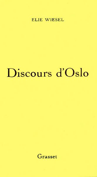 Produktbild: Discours d'Oslo