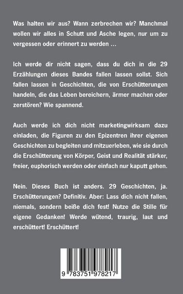 Produktbild: Ersch&uuml;tterungen. Dann Stille.